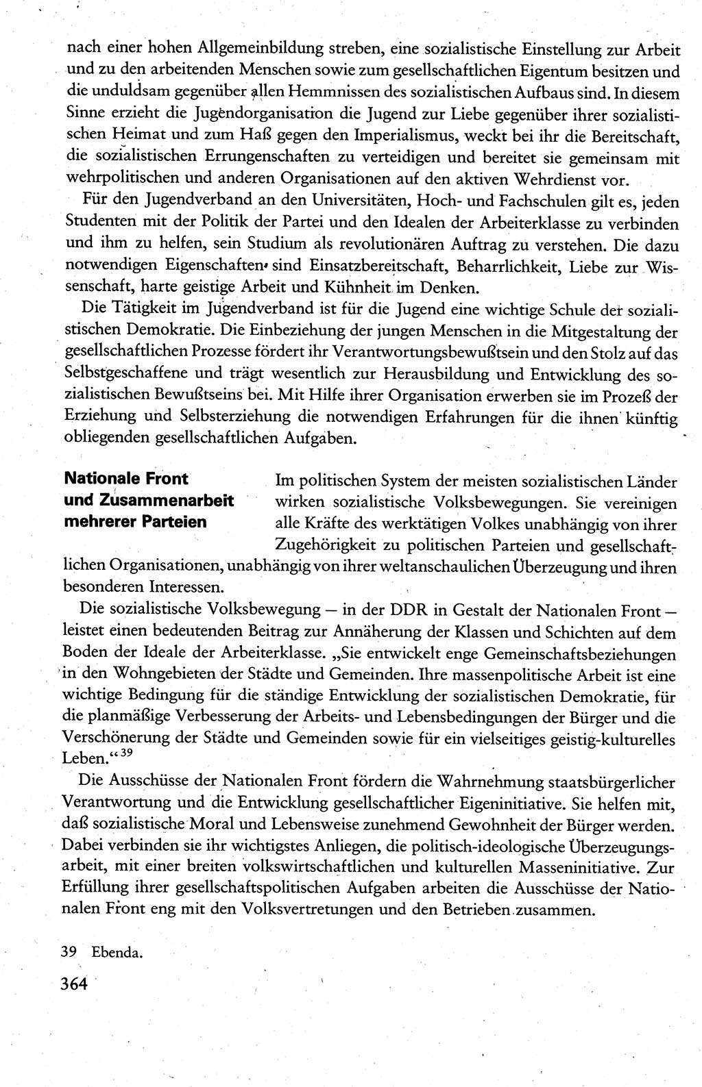 Wissenschaftlicher Kommunismus [Deutsche Demokratische Republik (DDR)], Lehrbuch für das marxistisch-leninistische Grundlagenstudium 1983, Seite 364 (Wiss. Komm. DDR Lb. 1983, S. 364)