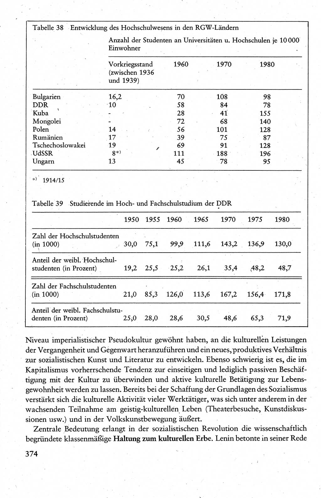 Wissenschaftlicher Kommunismus [Deutsche Demokratische Republik (DDR)], Lehrbuch für das marxistisch-leninistische Grundlagenstudium 1983, Seite 374 (Wiss. Komm. DDR Lb. 1983, S. 374)