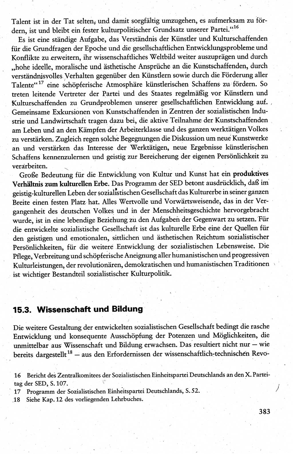 Wissenschaftlicher Kommunismus [Deutsche Demokratische Republik (DDR)], Lehrbuch für das marxistisch-leninistische Grundlagenstudium 1983, Seite 383 (Wiss. Komm. DDR Lb. 1983, S. 383)