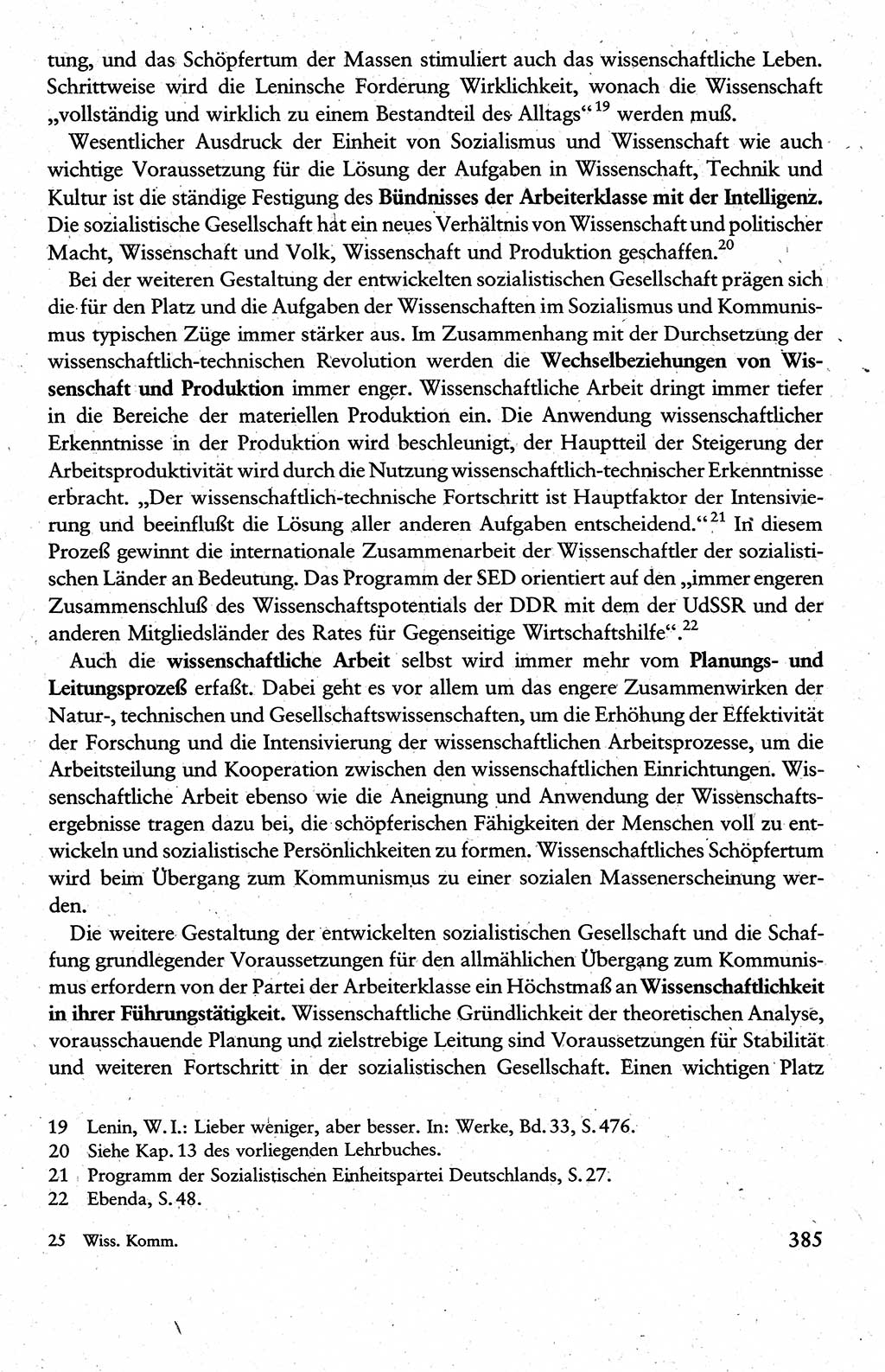 Wissenschaftlicher Kommunismus [Deutsche Demokratische Republik (DDR)], Lehrbuch für das marxistisch-leninistische Grundlagenstudium 1983, Seite 385 (Wiss. Komm. DDR Lb. 1983, S. 385)