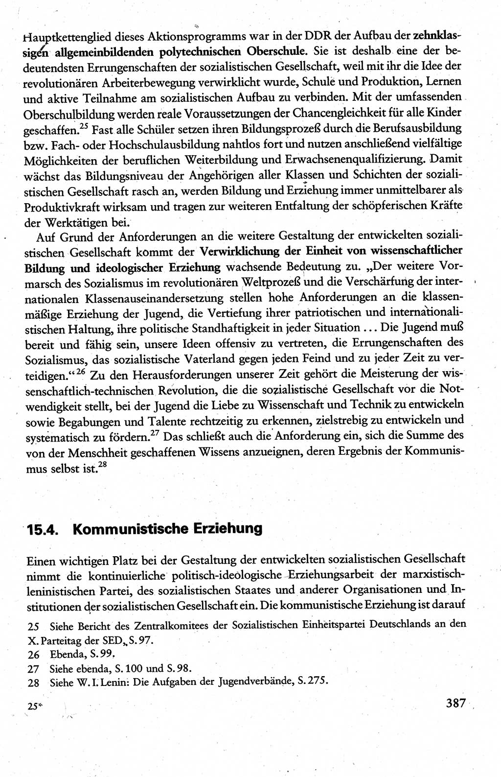 Wissenschaftlicher Kommunismus [Deutsche Demokratische Republik (DDR)], Lehrbuch für das marxistisch-leninistische Grundlagenstudium 1983, Seite 387 (Wiss. Komm. DDR Lb. 1983, S. 387)