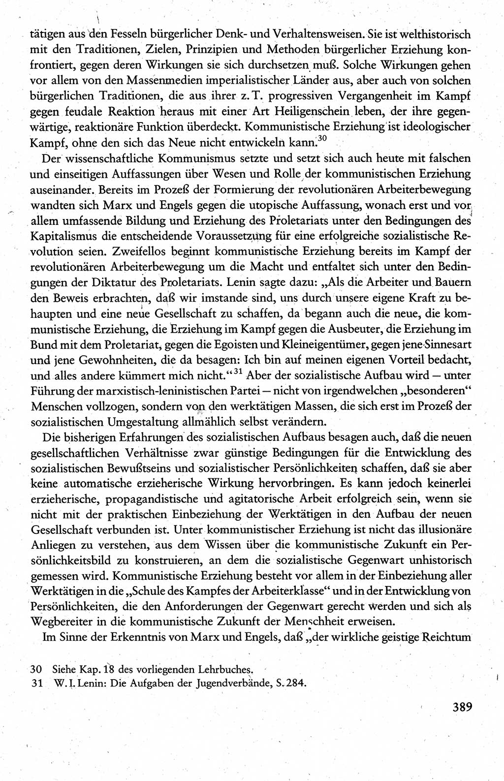 Wissenschaftlicher Kommunismus [Deutsche Demokratische Republik (DDR)], Lehrbuch für das marxistisch-leninistische Grundlagenstudium 1983, Seite 389 (Wiss. Komm. DDR Lb. 1983, S. 389)