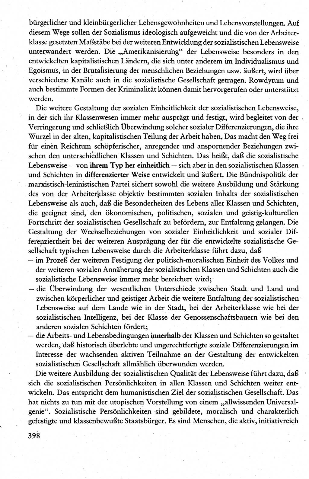 Wissenschaftlicher Kommunismus [Deutsche Demokratische Republik (DDR)], Lehrbuch für das marxistisch-leninistische Grundlagenstudium 1983, Seite 398 (Wiss. Komm. DDR Lb. 1983, S. 398)