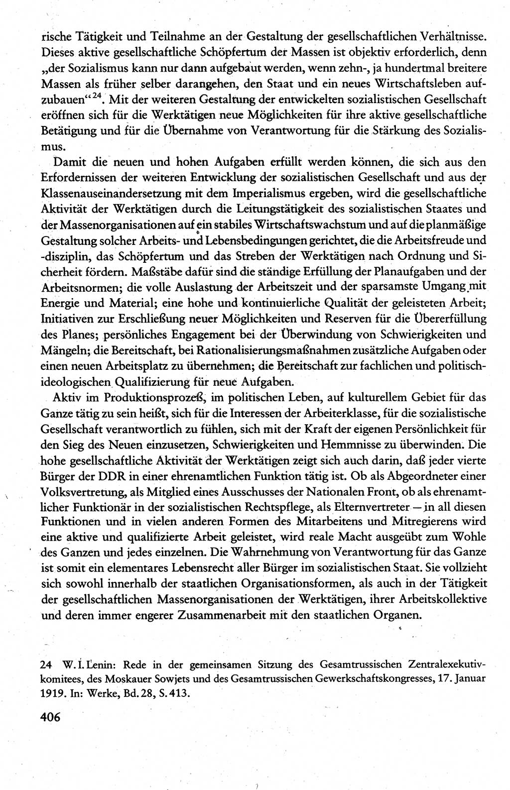 Wissenschaftlicher Kommunismus [Deutsche Demokratische Republik (DDR)], Lehrbuch für das marxistisch-leninistische Grundlagenstudium 1983, Seite 406 (Wiss. Komm. DDR Lb. 1983, S. 406)