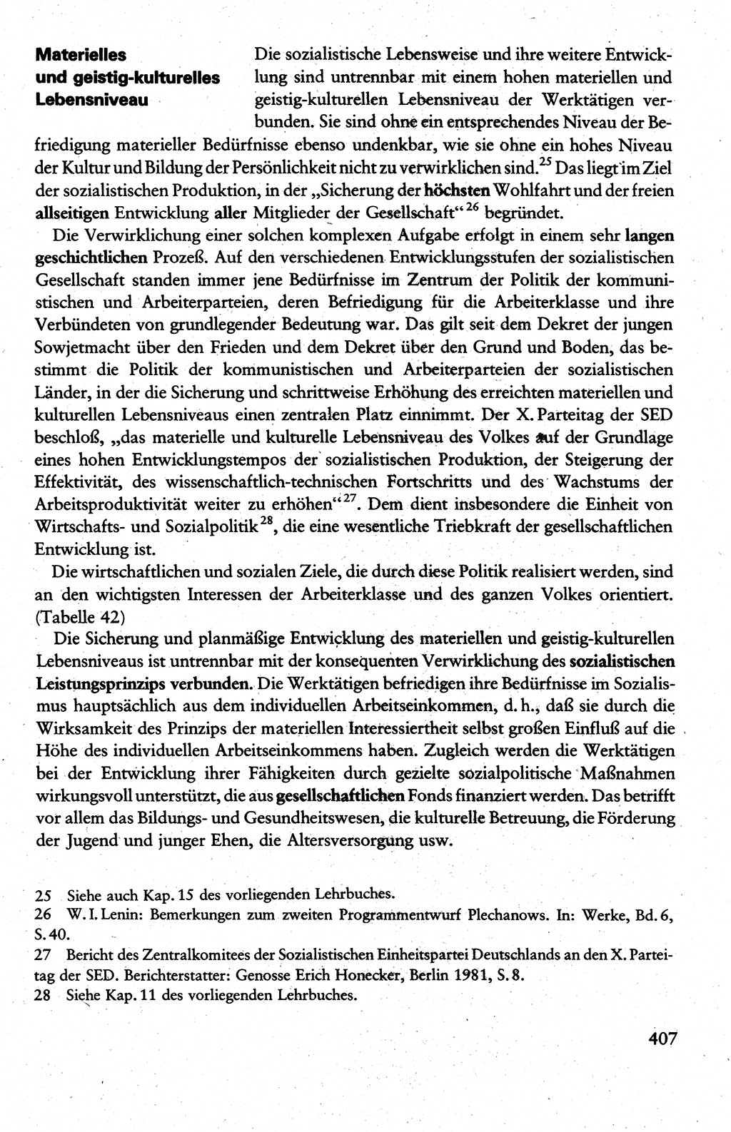 Wissenschaftlicher Kommunismus [Deutsche Demokratische Republik (DDR)], Lehrbuch für das marxistisch-leninistische Grundlagenstudium 1983, Seite 407 (Wiss. Komm. DDR Lb. 1983, S. 407)