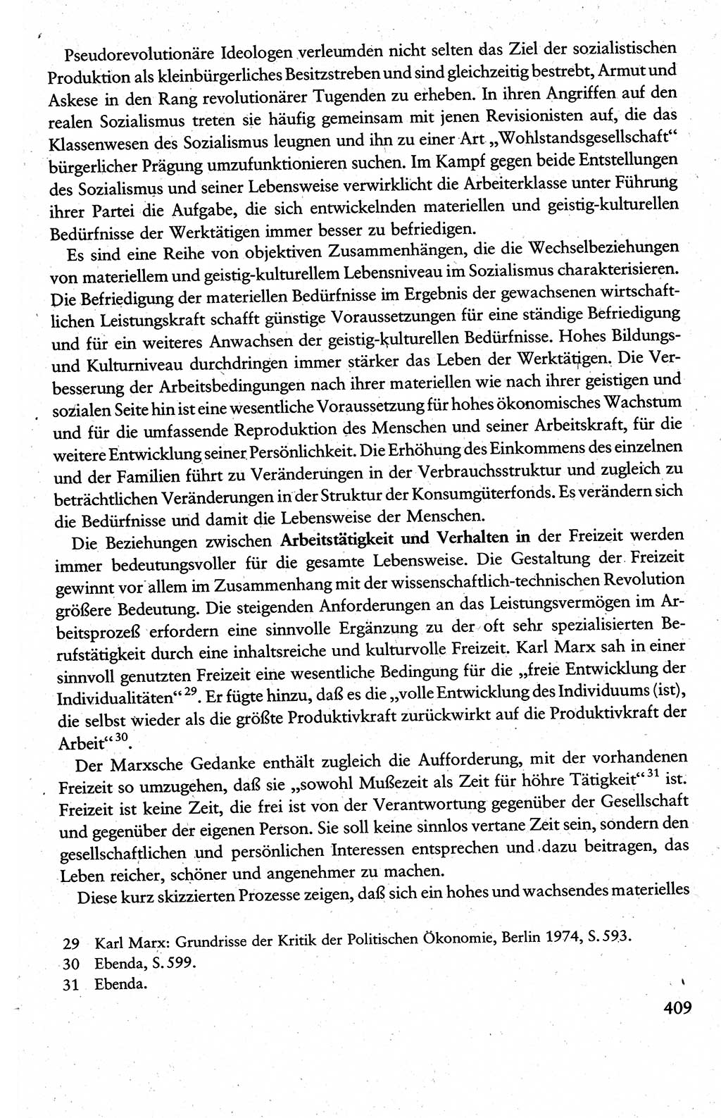 Wissenschaftlicher Kommunismus [Deutsche Demokratische Republik (DDR)], Lehrbuch für das marxistisch-leninistische Grundlagenstudium 1983, Seite 409 (Wiss. Komm. DDR Lb. 1983, S. 409)