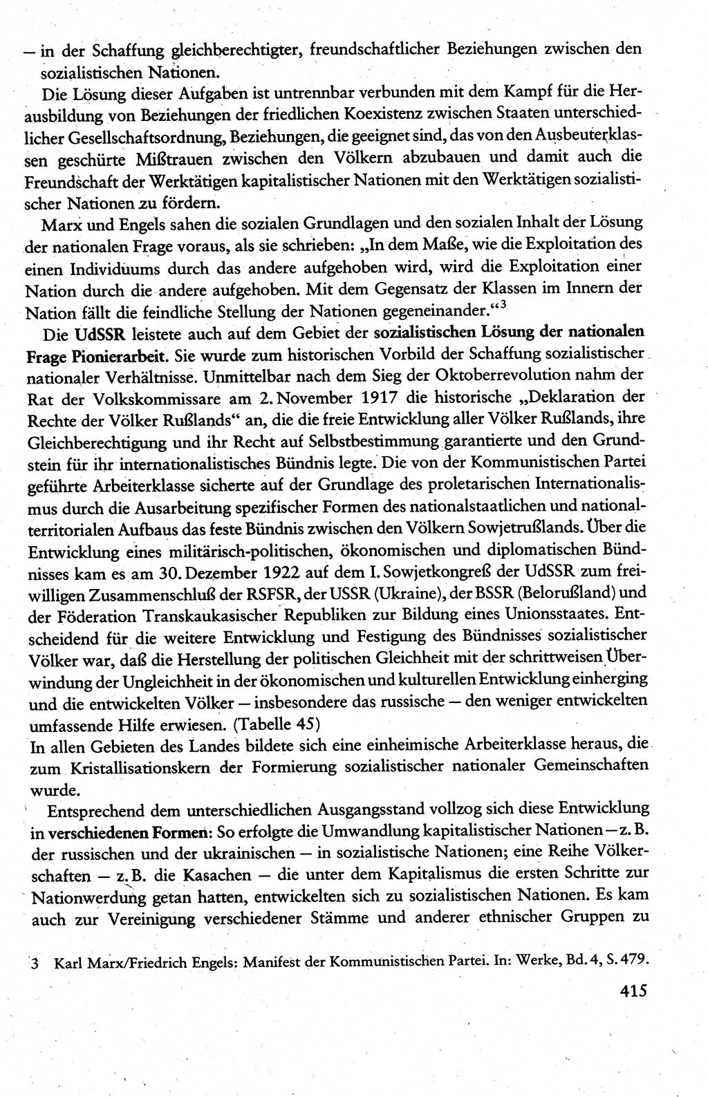 Wissenschaftlicher Kommunismus [Deutsche Demokratische Republik (DDR)], Lehrbuch für das marxistisch-leninistische Grundlagenstudium 1983, Seite 415 (Wiss. Komm. DDR Lb. 1983, S. 415)