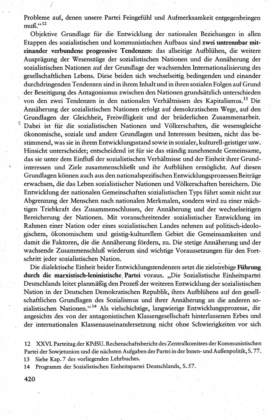 Wissenschaftlicher Kommunismus [Deutsche Demokratische Republik (DDR)], Lehrbuch für das marxistisch-leninistische Grundlagenstudium 1983, Seite 420 (Wiss. Komm. DDR Lb. 1983, S. 420)