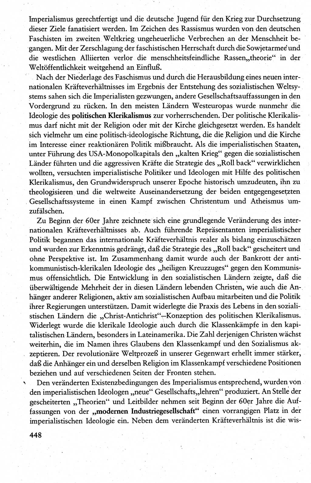 Wissenschaftlicher Kommunismus [Deutsche Demokratische Republik (DDR)], Lehrbuch für das marxistisch-leninistische Grundlagenstudium 1983, Seite 448 (Wiss. Komm. DDR Lb. 1983, S. 448)