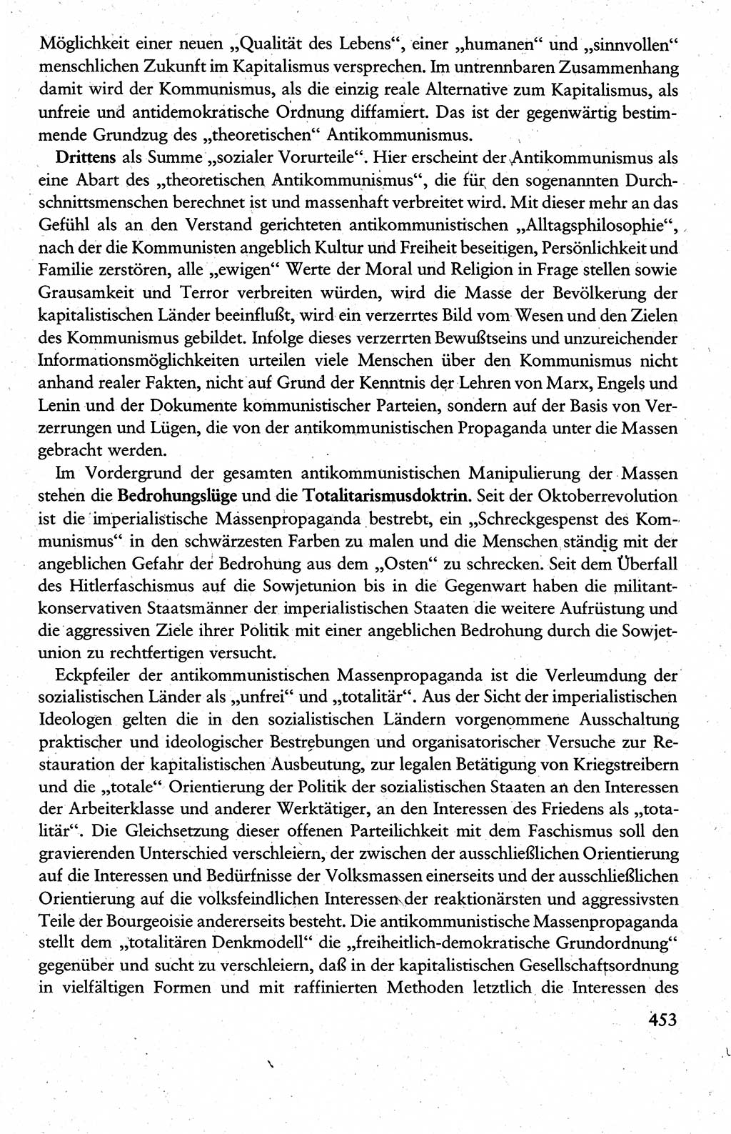 Wissenschaftlicher Kommunismus [Deutsche Demokratische Republik (DDR)], Lehrbuch für das marxistisch-leninistische Grundlagenstudium 1983, Seite 453 (Wiss. Komm. DDR Lb. 1983, S. 453)