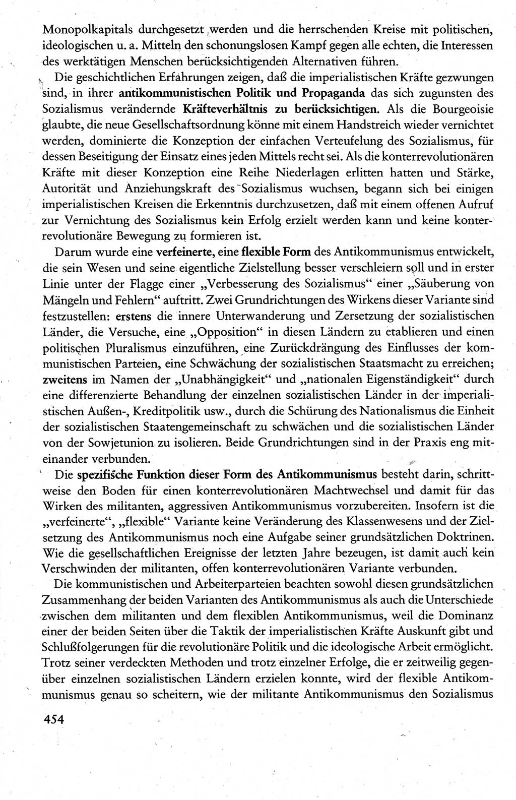 Wissenschaftlicher Kommunismus [Deutsche Demokratische Republik (DDR)], Lehrbuch für das marxistisch-leninistische Grundlagenstudium 1983, Seite 454 (Wiss. Komm. DDR Lb. 1983, S. 454)