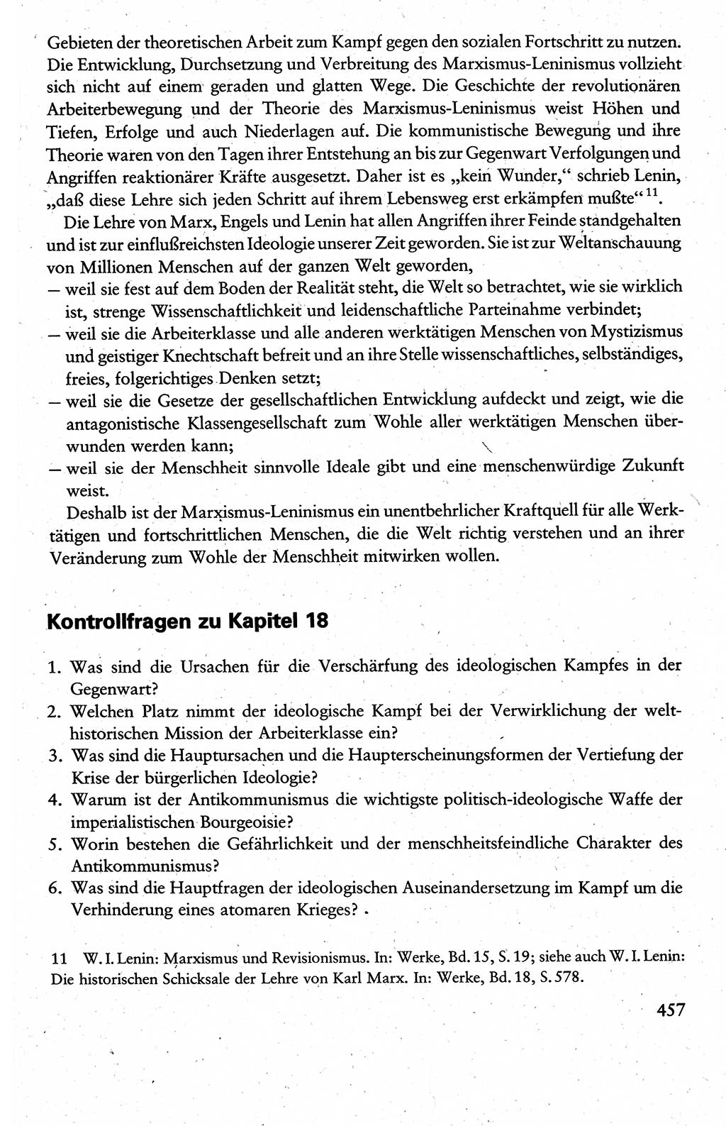 Wissenschaftlicher Kommunismus [Deutsche Demokratische Republik (DDR)], Lehrbuch für das marxistisch-leninistische Grundlagenstudium 1983, Seite 457 (Wiss. Komm. DDR Lb. 1983, S. 457)