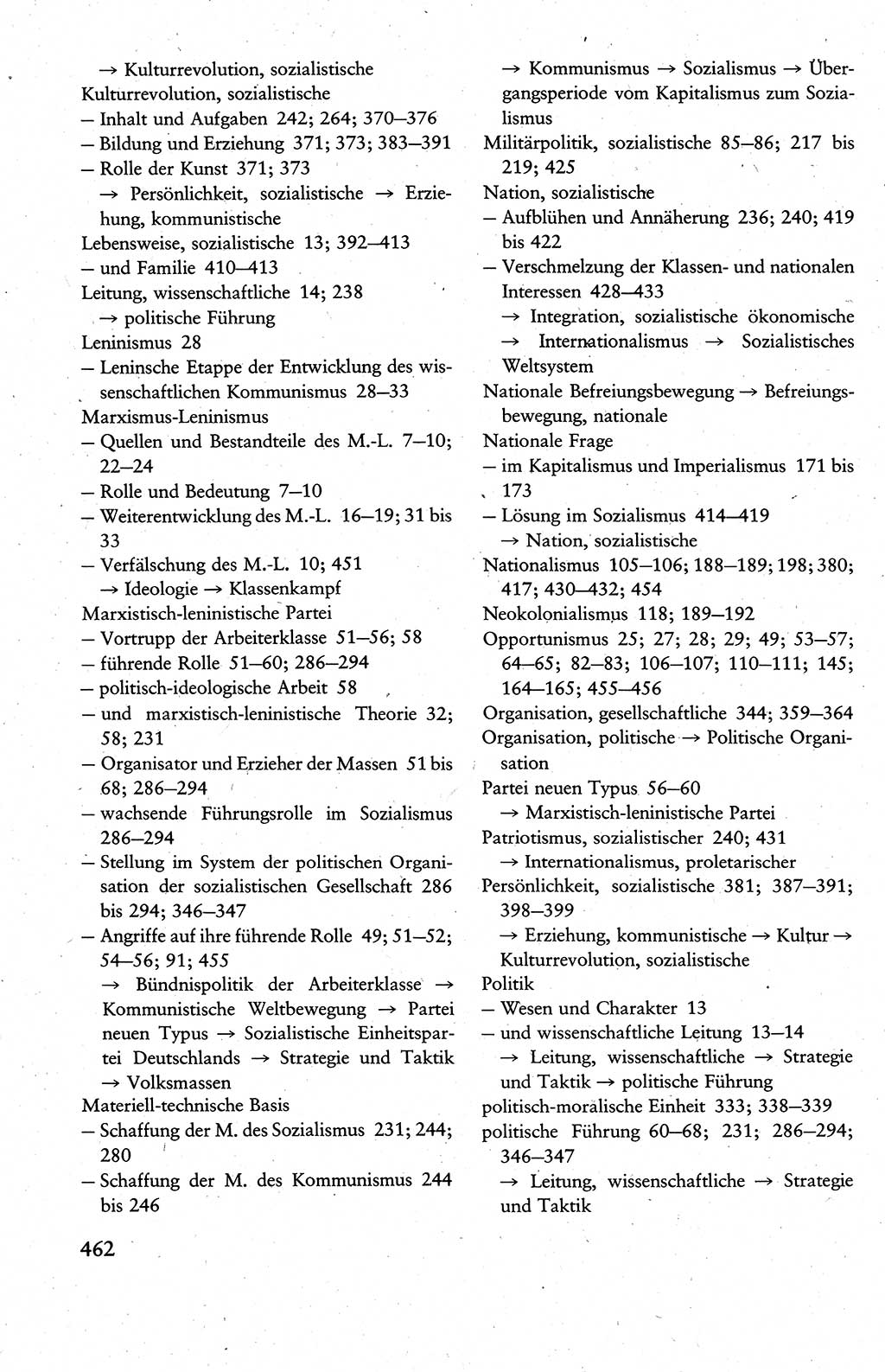 Wissenschaftlicher Kommunismus [Deutsche Demokratische Republik (DDR)], Lehrbuch für das marxistisch-leninistische Grundlagenstudium 1983, Seite 462 (Wiss. Komm. DDR Lb. 1983, S. 462)
