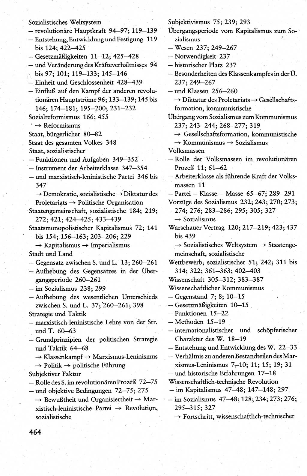 Wissenschaftlicher Kommunismus [Deutsche Demokratische Republik (DDR)], Lehrbuch für das marxistisch-leninistische Grundlagenstudium 1983, Seite 464 (Wiss. Komm. DDR Lb. 1983, S. 464)