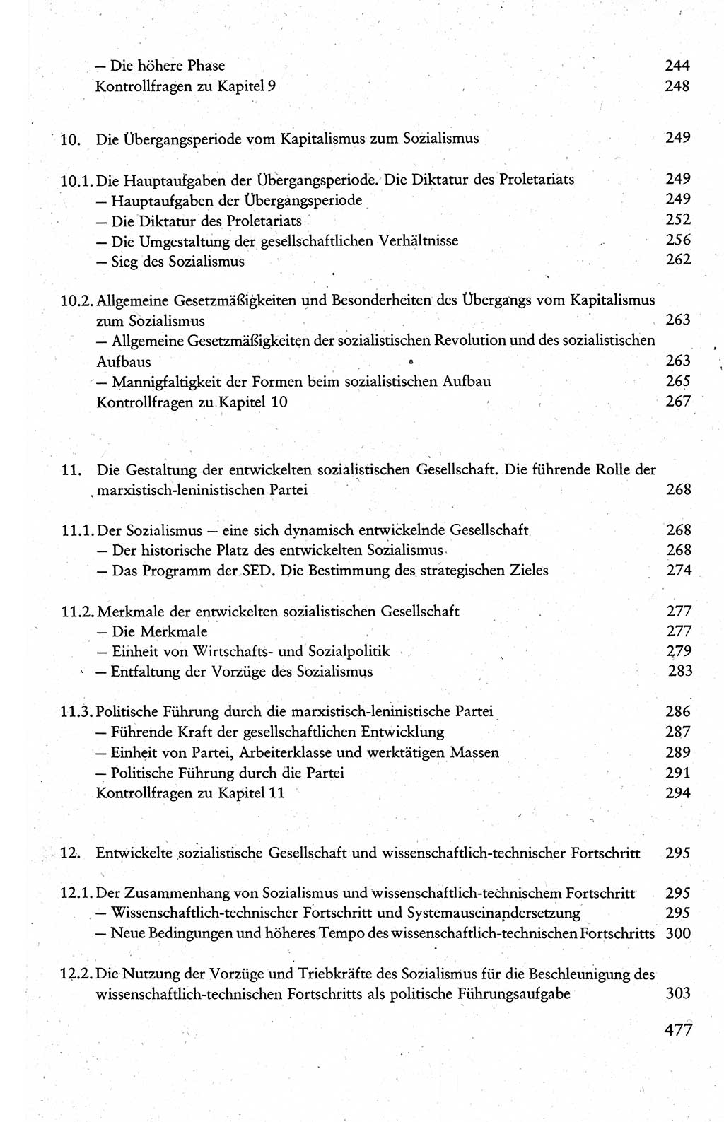 Wissenschaftlicher Kommunismus [Deutsche Demokratische Republik (DDR)], Lehrbuch für das marxistisch-leninistische Grundlagenstudium 1983, Seite 477 (Wiss. Komm. DDR Lb. 1983, S. 477)