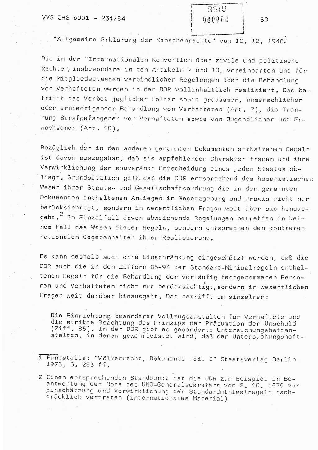 Dissertation Oberst Siegfried Rataizick (Abt. ⅩⅣ), Oberstleutnant Volkmar Heinz (Abt. ⅩⅣ), Oberstleutnant Werner Stein (HA Ⅸ), Hauptmann Heinz Conrad (JHS), Ministerium für Staatssicherheit (MfS) [Deutsche Demokratische Republik (DDR)], Juristische Hochschule (JHS), Vertrauliche Verschlußsache (VVS) o001-234/84, Potsdam 1984, Seite 60 (Diss. MfS DDR JHS VVS o001-234/84 1984, S. 60)