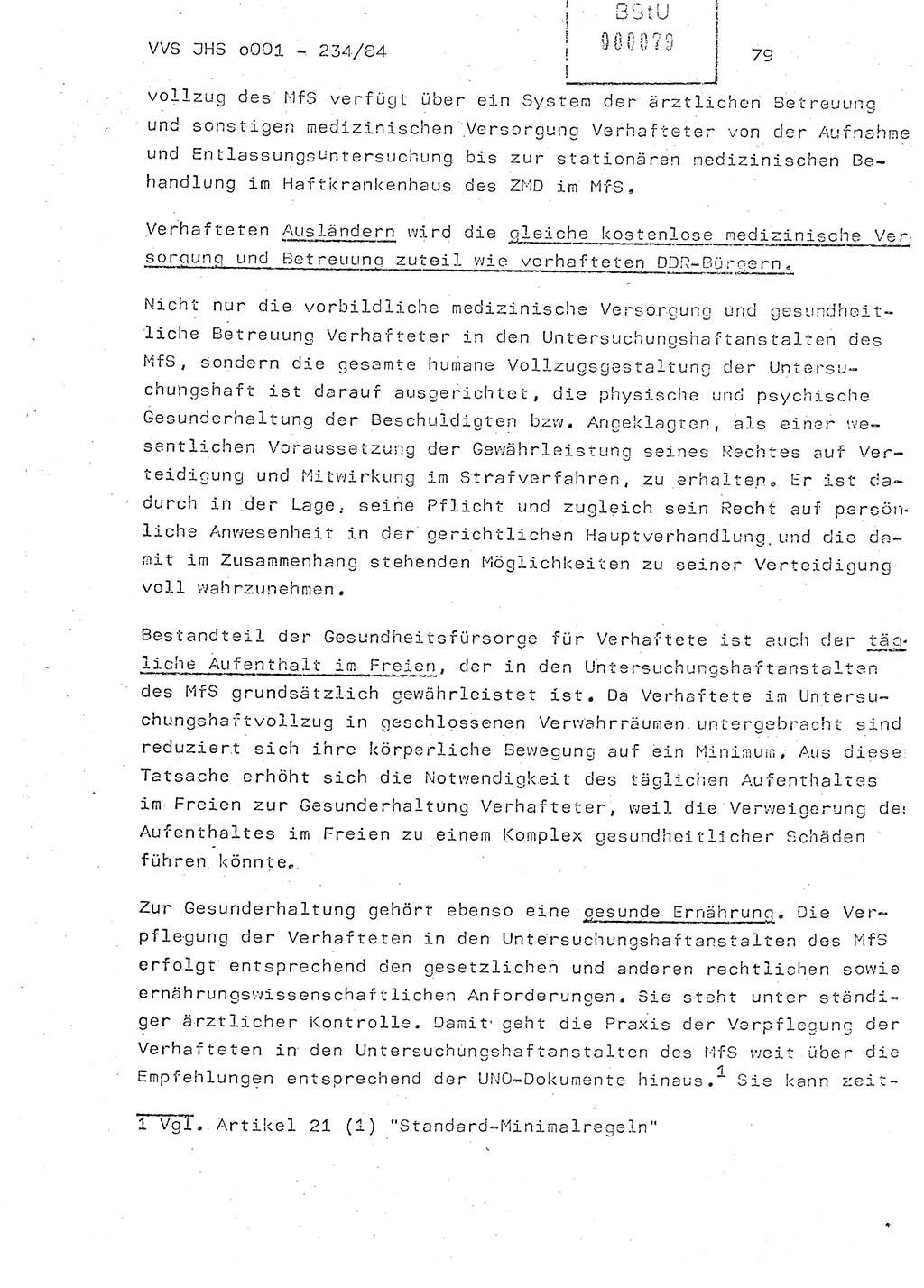 Dissertation Oberst Siegfried Rataizick (Abt. ⅩⅣ), Oberstleutnant Volkmar Heinz (Abt. ⅩⅣ), Oberstleutnant Werner Stein (HA Ⅸ), Hauptmann Heinz Conrad (JHS), Ministerium für Staatssicherheit (MfS) [Deutsche Demokratische Republik (DDR)], Juristische Hochschule (JHS), Vertrauliche Verschlußsache (VVS) o001-234/84, Potsdam 1984, Seite 79 (Diss. MfS DDR JHS VVS o001-234/84 1984, S. 79)