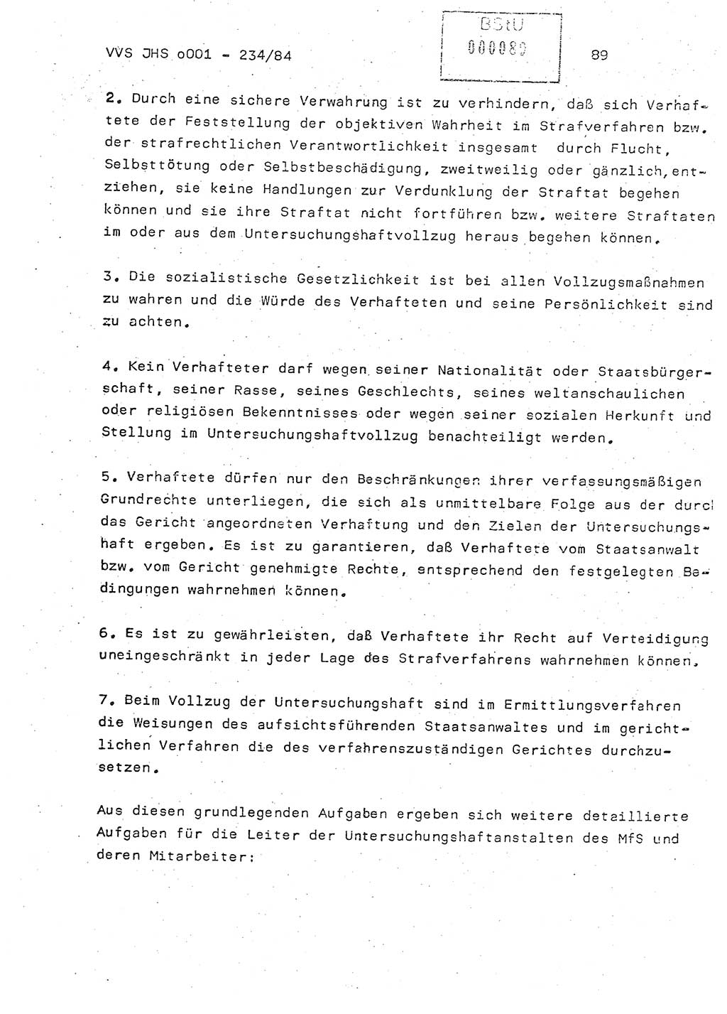 Dissertation Oberst Siegfried Rataizick (Abt. ⅩⅣ), Oberstleutnant Volkmar Heinz (Abt. ⅩⅣ), Oberstleutnant Werner Stein (HA Ⅸ), Hauptmann Heinz Conrad (JHS), Ministerium für Staatssicherheit (MfS) [Deutsche Demokratische Republik (DDR)], Juristische Hochschule (JHS), Vertrauliche Verschlußsache (VVS) o001-234/84, Potsdam 1984, Seite 89 (Diss. MfS DDR JHS VVS o001-234/84 1984, S. 89)