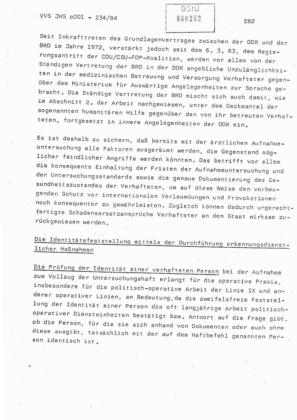 Dissertation Oberst Siegfried Rataizick (Abt. ⅩⅣ), Oberstleutnant Volkmar Heinz (Abt. ⅩⅣ), Oberstleutnant Werner Stein (HA Ⅸ), Hauptmann Heinz Conrad (JHS), Ministerium für Staatssicherheit (MfS) [Deutsche Demokratische Republik (DDR)], Juristische Hochschule (JHS), Vertrauliche Verschlußsache (VVS) o001-234/84, Potsdam 1984, Seite 282 (Diss. MfS DDR JHS VVS o001-234/84 1984, S. 282)