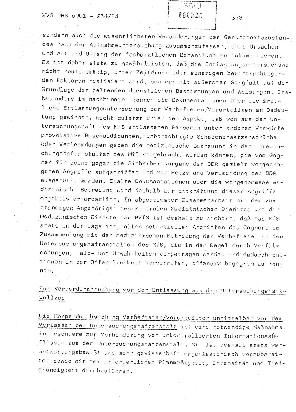 Dissertation Oberst Siegfried Rataizick (Abt. ⅩⅣ), Oberstleutnant Volkmar Heinz (Abt. ⅩⅣ), Oberstleutnant Werner Stein (HA Ⅸ), Hauptmann Heinz Conrad (JHS), Ministerium für Staatssicherheit (MfS) [Deutsche Demokratische Republik (DDR)], Juristische Hochschule (JHS), Vertrauliche Verschlußsache (VVS) o001-234/84, Potsdam 1984, Seite 328 (Diss. MfS DDR JHS VVS o001-234/84 1984, S. 328)