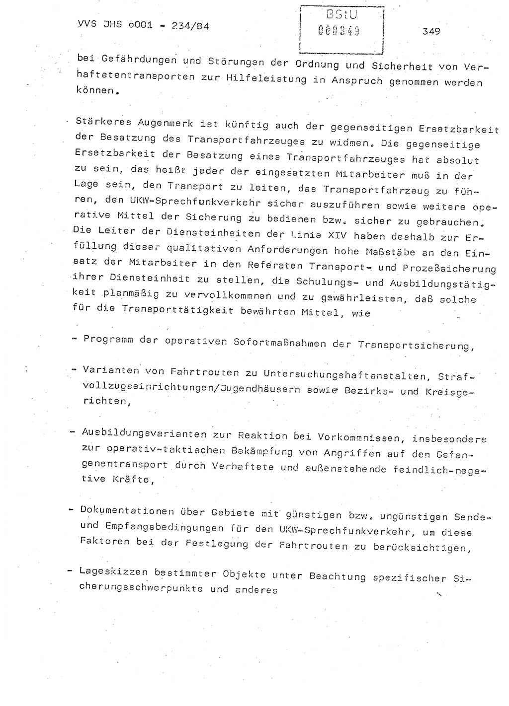 Dissertation Oberst Siegfried Rataizick (Abt. ⅩⅣ), Oberstleutnant Volkmar Heinz (Abt. ⅩⅣ), Oberstleutnant Werner Stein (HA Ⅸ), Hauptmann Heinz Conrad (JHS), Ministerium für Staatssicherheit (MfS) [Deutsche Demokratische Republik (DDR)], Juristische Hochschule (JHS), Vertrauliche Verschlußsache (VVS) o001-234/84, Potsdam 1984, Seite 349 (Diss. MfS DDR JHS VVS o001-234/84 1984, S. 349)