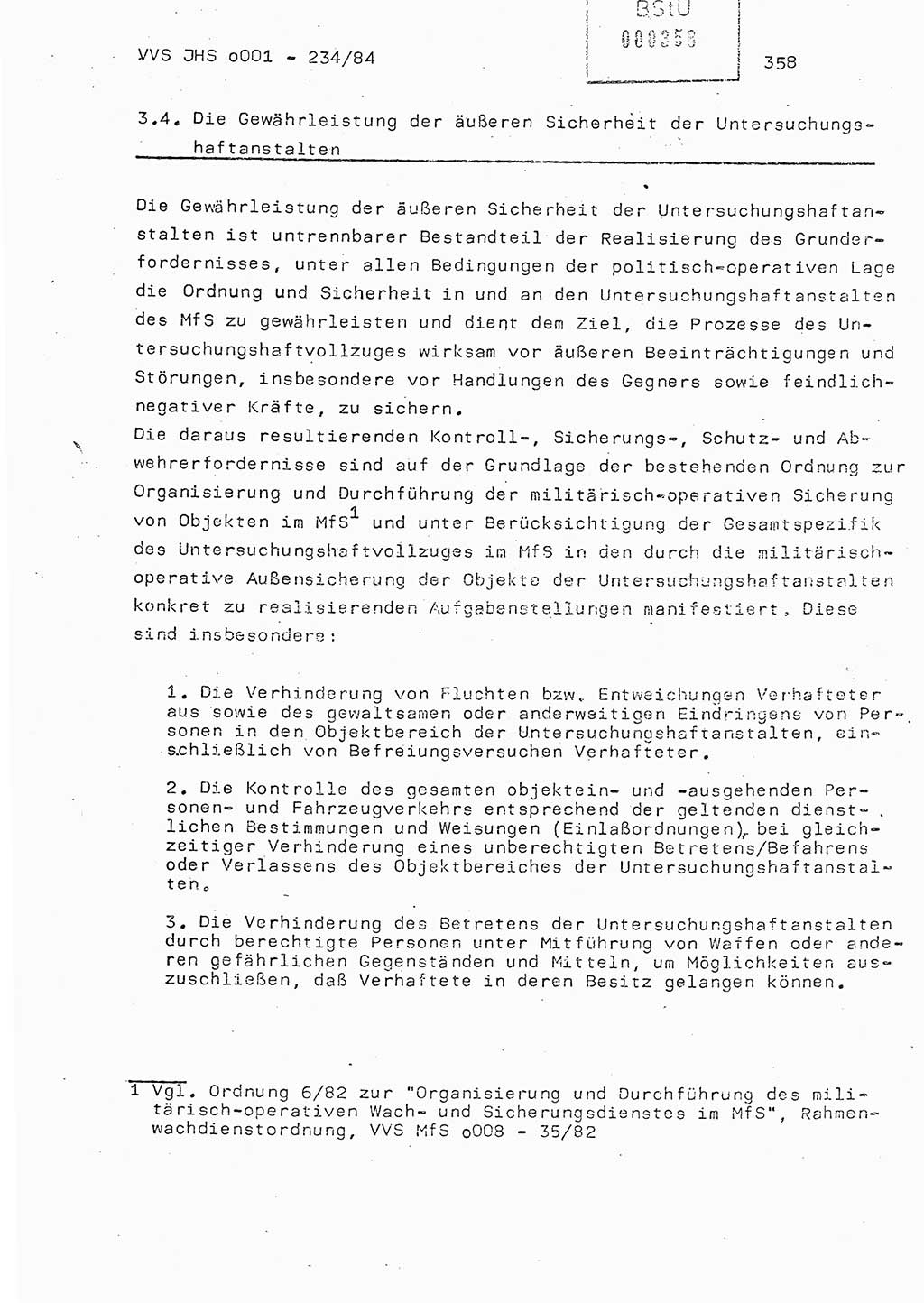 Dissertation Oberst Siegfried Rataizick (Abt. ⅩⅣ), Oberstleutnant Volkmar Heinz (Abt. ⅩⅣ), Oberstleutnant Werner Stein (HA Ⅸ), Hauptmann Heinz Conrad (JHS), Ministerium für Staatssicherheit (MfS) [Deutsche Demokratische Republik (DDR)], Juristische Hochschule (JHS), Vertrauliche Verschlußsache (VVS) o001-234/84, Potsdam 1984, Seite 358 (Diss. MfS DDR JHS VVS o001-234/84 1984, S. 358)