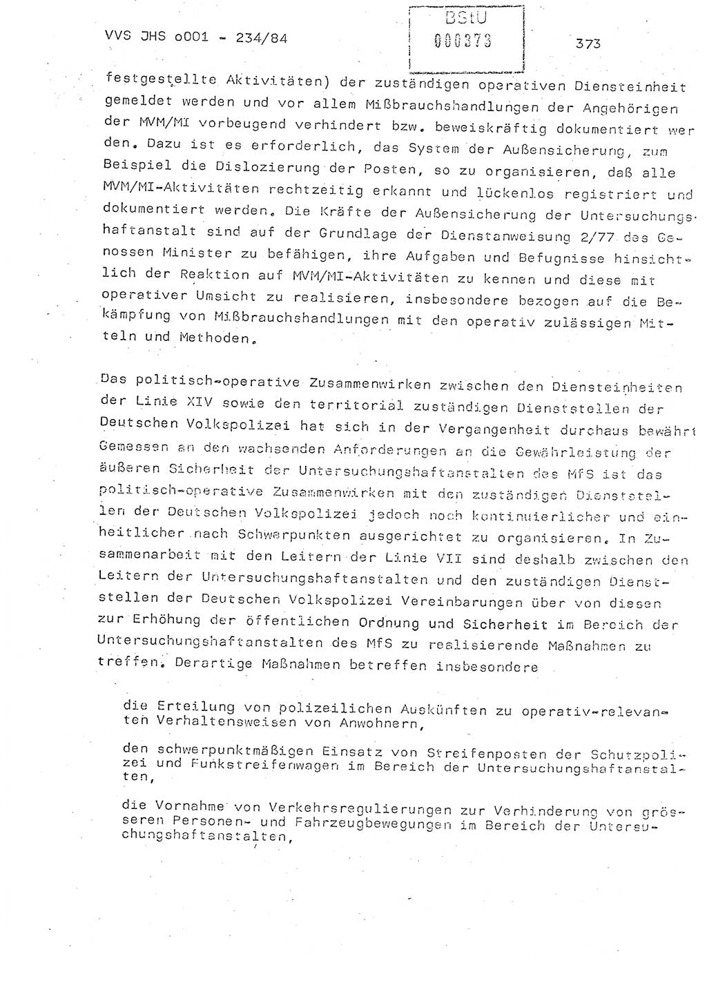 Dissertation Oberst Siegfried Rataizick (Abt. ⅩⅣ), Oberstleutnant Volkmar Heinz (Abt. ⅩⅣ), Oberstleutnant Werner Stein (HA Ⅸ), Hauptmann Heinz Conrad (JHS), Ministerium für Staatssicherheit (MfS) [Deutsche Demokratische Republik (DDR)], Juristische Hochschule (JHS), Vertrauliche Verschlußsache (VVS) o001-234/84, Potsdam 1984, Seite 373 (Diss. MfS DDR JHS VVS o001-234/84 1984, S. 373)