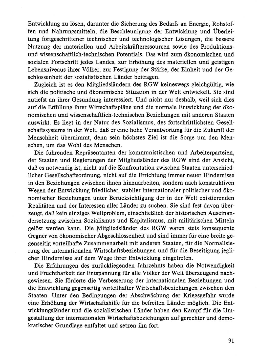 Dokumente der Sozialistischen Einheitspartei Deutschlands (SED) [Deutsche Demokratische Republik (DDR)] 1984-1985, Seite 91 (Dok. SED DDR 1984-1985, S. 91)