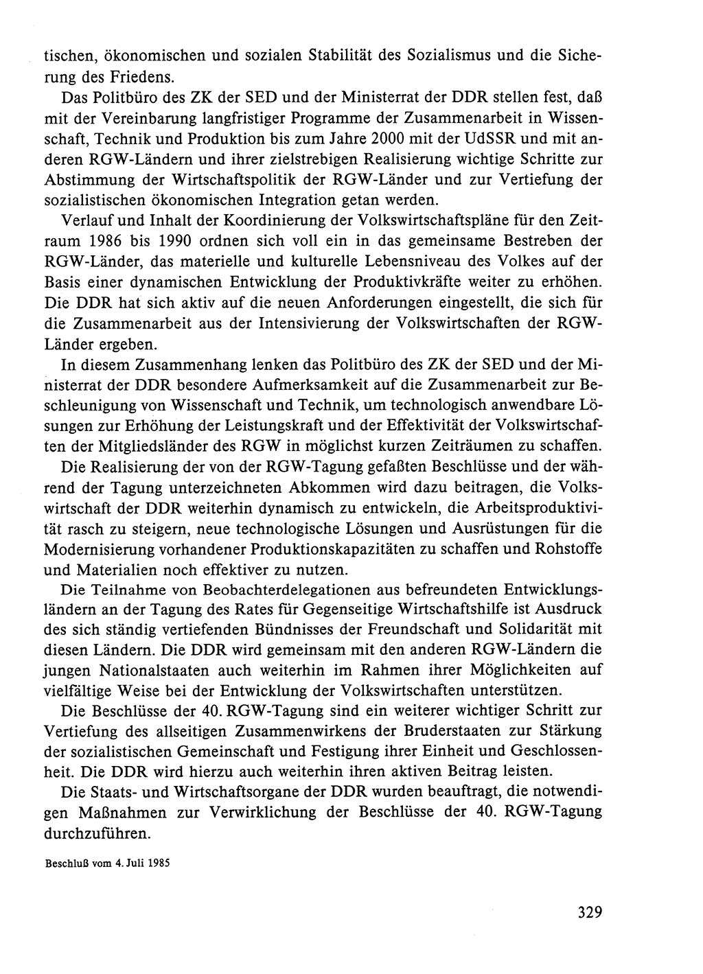 Dokumente der Sozialistischen Einheitspartei Deutschlands (SED) [Deutsche Demokratische Republik (DDR)] 1984-1985, Seite 98 (Dok. SED DDR 1984-1985, S. 98)