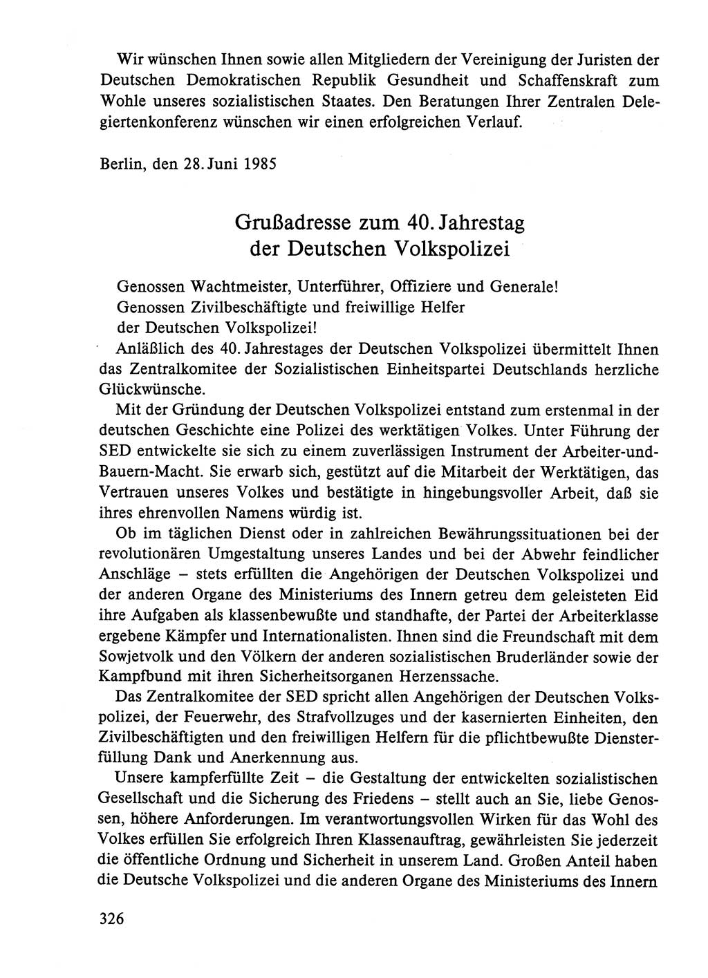 Dokumente der Sozialistischen Einheitspartei Deutschlands (SED) [Deutsche Demokratische Republik (DDR)] 1984-1985, Seite 101 (Dok. SED DDR 1984-1985, S. 101)