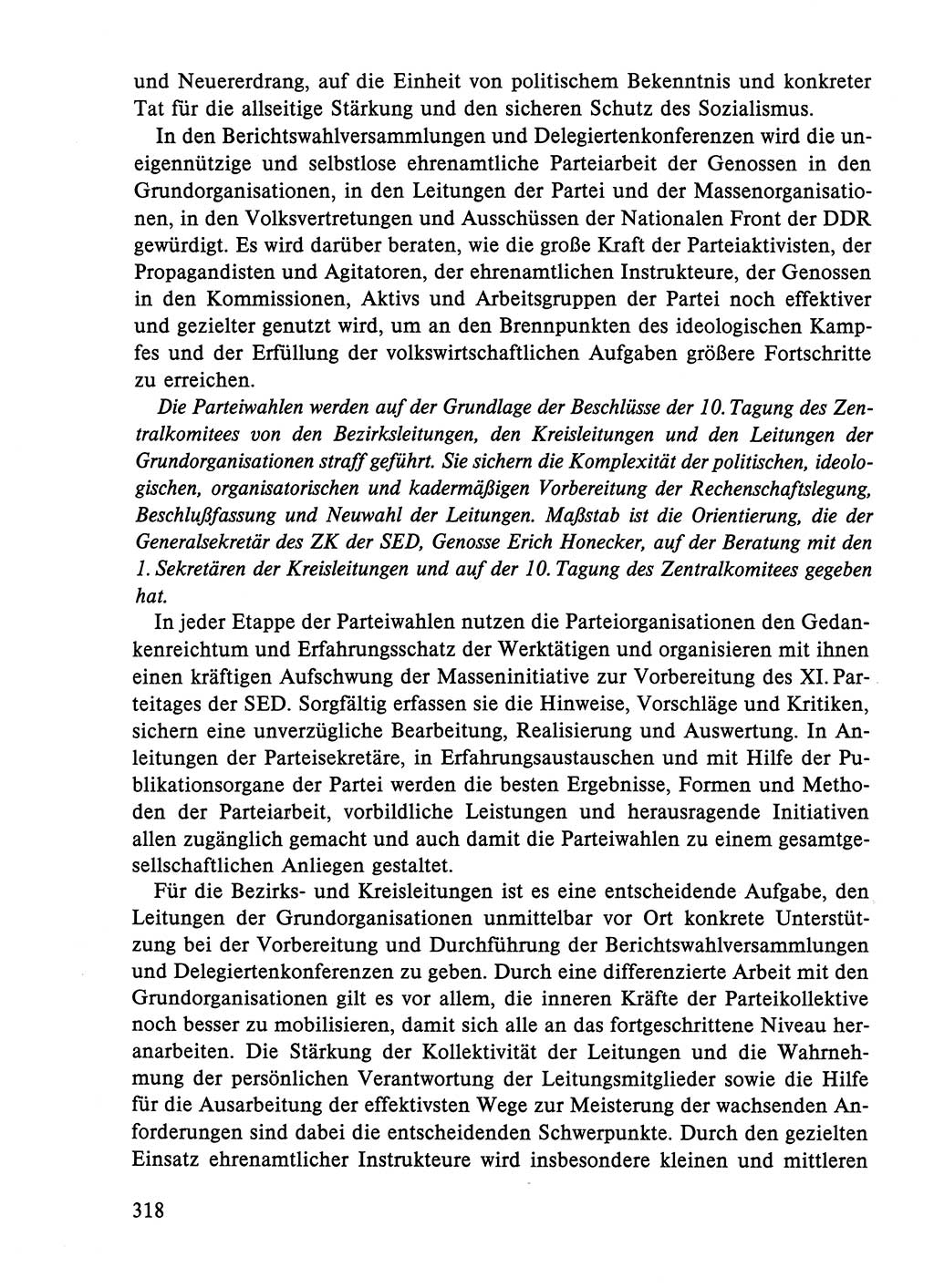 Dokumente der Sozialistischen Einheitspartei Deutschlands (SED) [Deutsche Demokratische Republik (DDR)] 1984-1985, Seite 109 (Dok. SED DDR 1984-1985, S. 109)