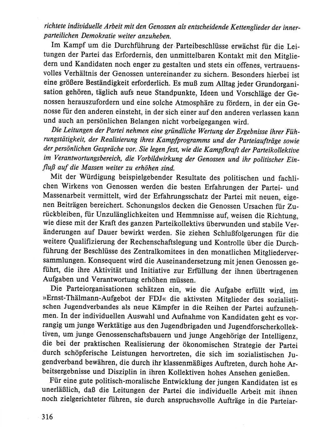 Dokumente der Sozialistischen Einheitspartei Deutschlands (SED) [Deutsche Demokratische Republik (DDR)] 1984-1985, Seite 111 (Dok. SED DDR 1984-1985, S. 111)