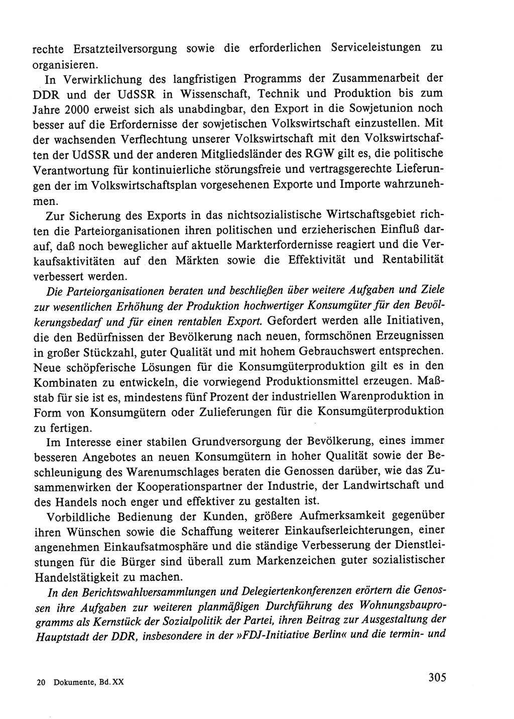 Dokumente der Sozialistischen Einheitspartei Deutschlands (SED) [Deutsche Demokratische Republik (DDR)] 1984-1985, Seite 122 (Dok. SED DDR 1984-1985, S. 122)