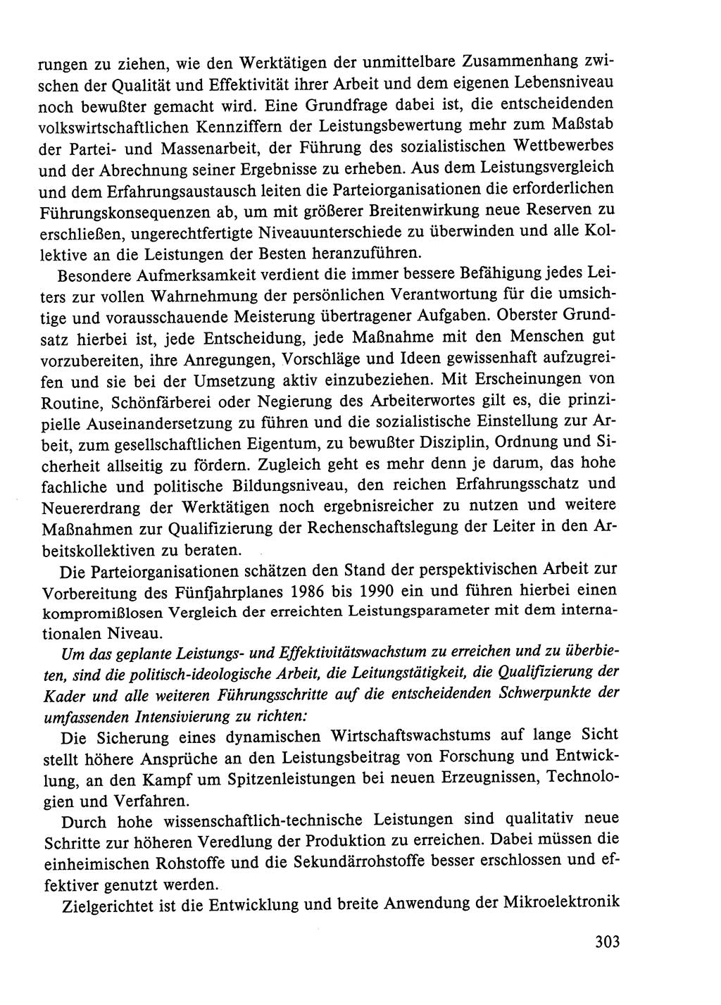 Dokumente der Sozialistischen Einheitspartei Deutschlands (SED) [Deutsche Demokratische Republik (DDR)] 1984-1985, Seite 124 (Dok. SED DDR 1984-1985, S. 124)