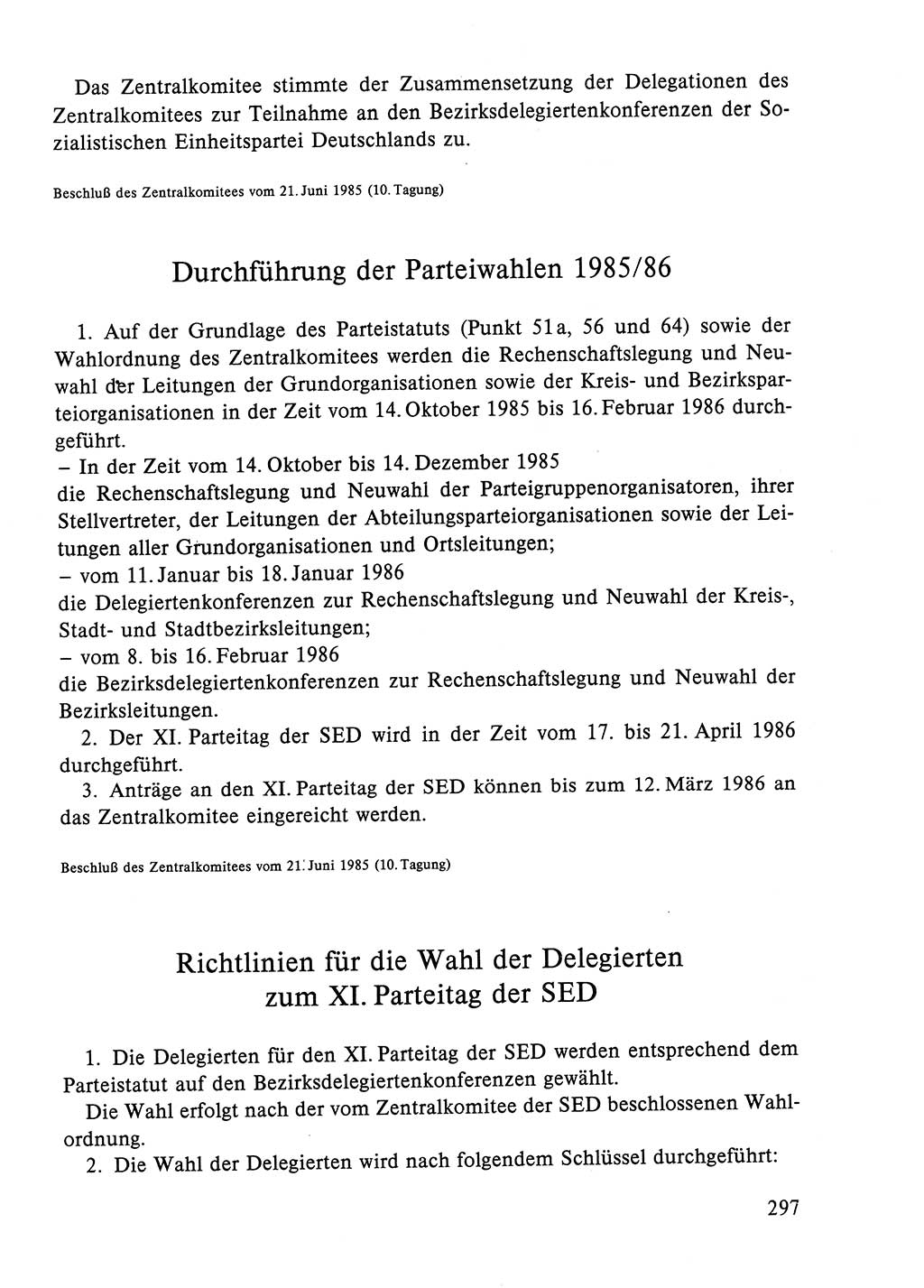 Dokumente der Sozialistischen Einheitspartei Deutschlands (SED) [Deutsche Demokratische Republik (DDR)] 1984-1985, Seite 130 (Dok. SED DDR 1984-1985, S. 130)