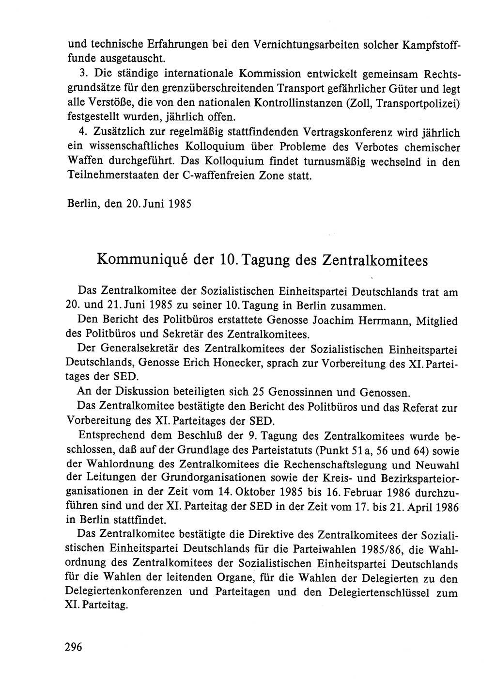 Dokumente der Sozialistischen Einheitspartei Deutschlands (SED) [Deutsche Demokratische Republik (DDR)] 1984-1985, Seite 131 (Dok. SED DDR 1984-1985, S. 131)