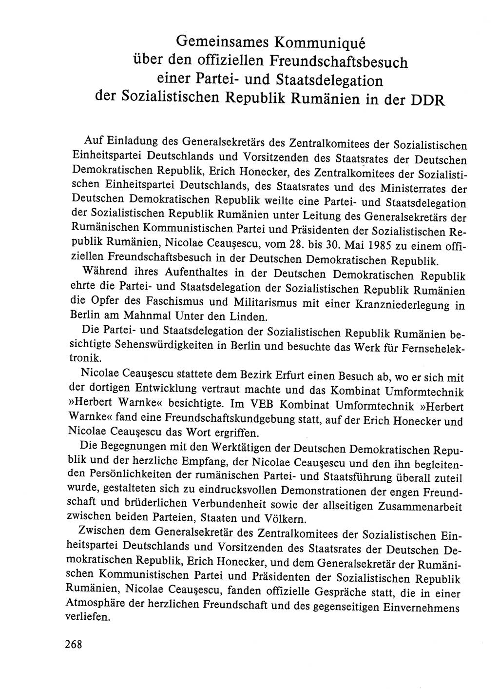 Dokumente der Sozialistischen Einheitspartei Deutschlands (SED) [Deutsche Demokratische Republik (DDR)] 1984-1985, Seite 159 (Dok. SED DDR 1984-1985, S. 159)