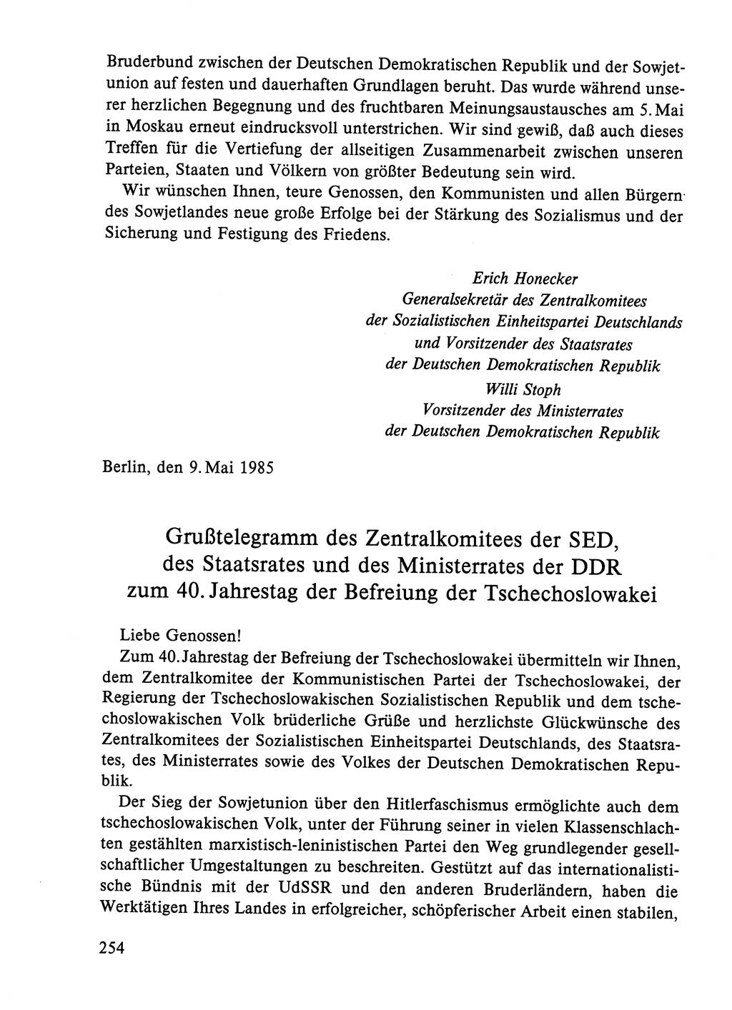 Dokumente der Sozialistischen Einheitspartei Deutschlands (SED) [Deutsche Demokratische Republik (DDR)] 1984-1985, Seite 173 (Dok. SED DDR 1984-1985, S. 173)