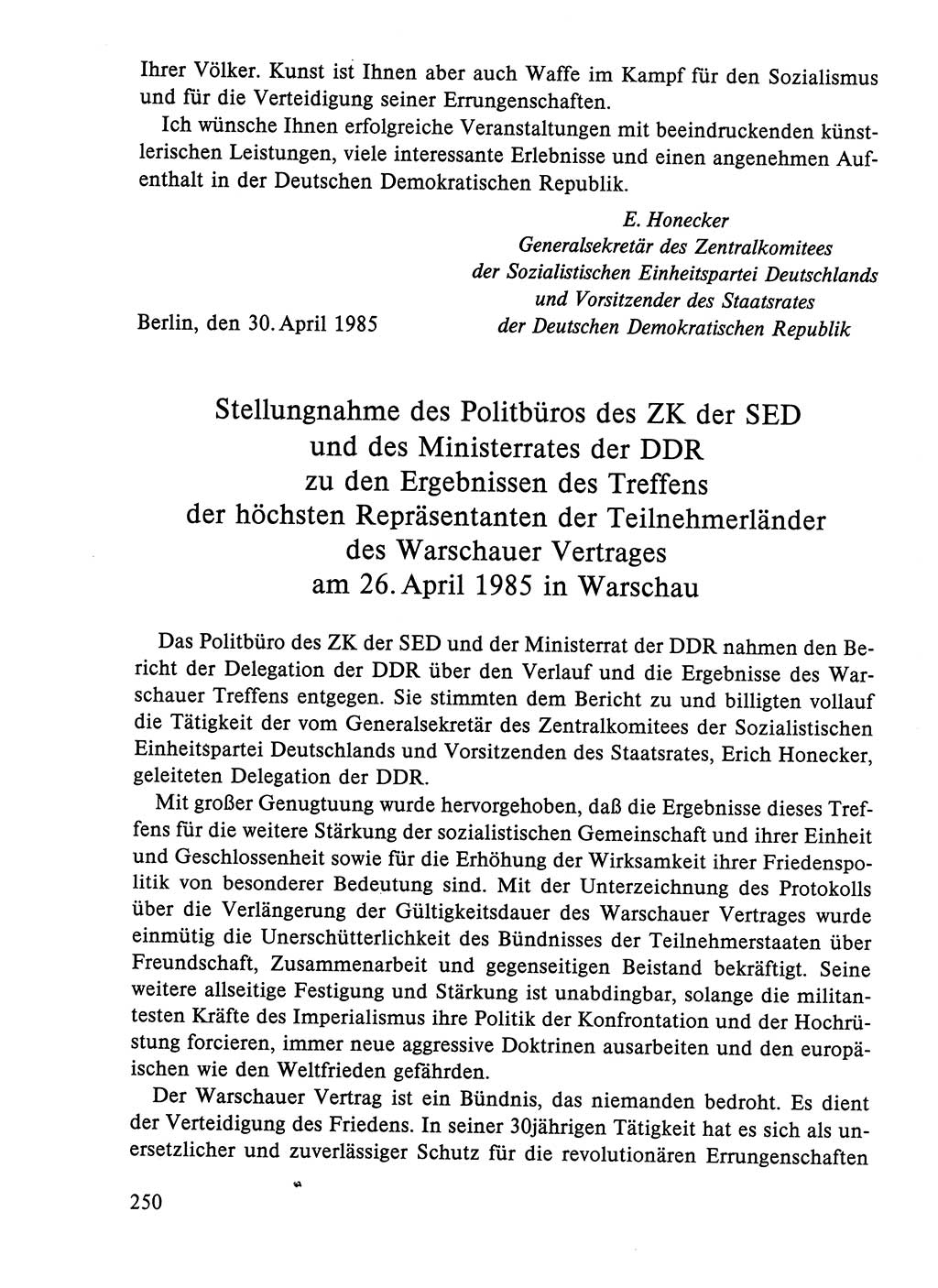 Dokumente der Sozialistischen Einheitspartei Deutschlands (SED) [Deutsche Demokratische Republik (DDR)] 1984-1985, Seite 177 (Dok. SED DDR 1984-1985, S. 177)