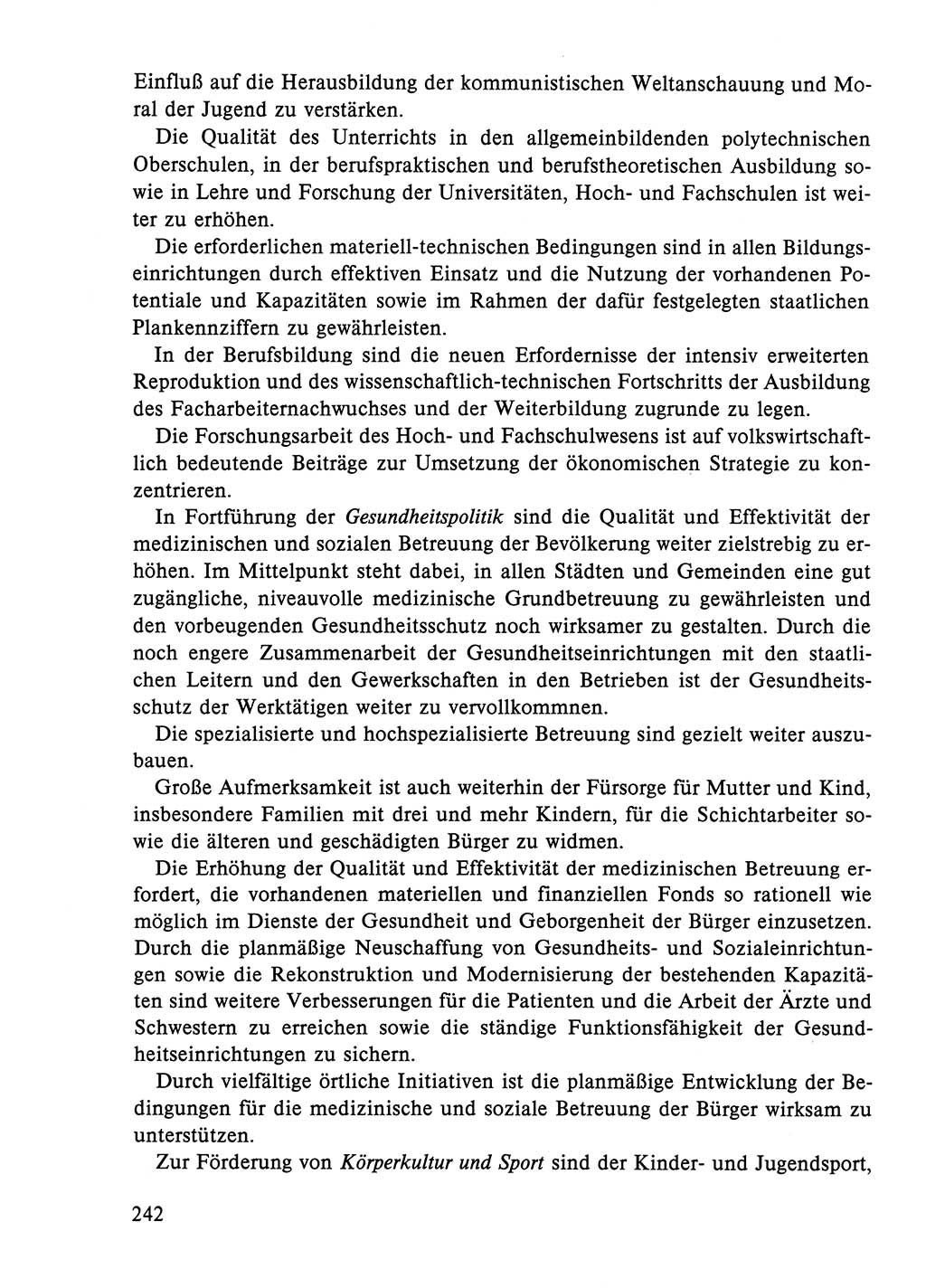 Dokumente der Sozialistischen Einheitspartei Deutschlands (SED) [Deutsche Demokratische Republik (DDR)] 1984-1985, Seite 185 (Dok. SED DDR 1984-1985, S. 185)