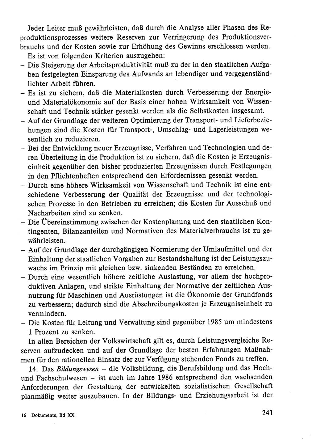 Dokumente der Sozialistischen Einheitspartei Deutschlands (SED) [Deutsche Demokratische Republik (DDR)] 1984-1985, Seite 186 (Dok. SED DDR 1984-1985, S. 186)