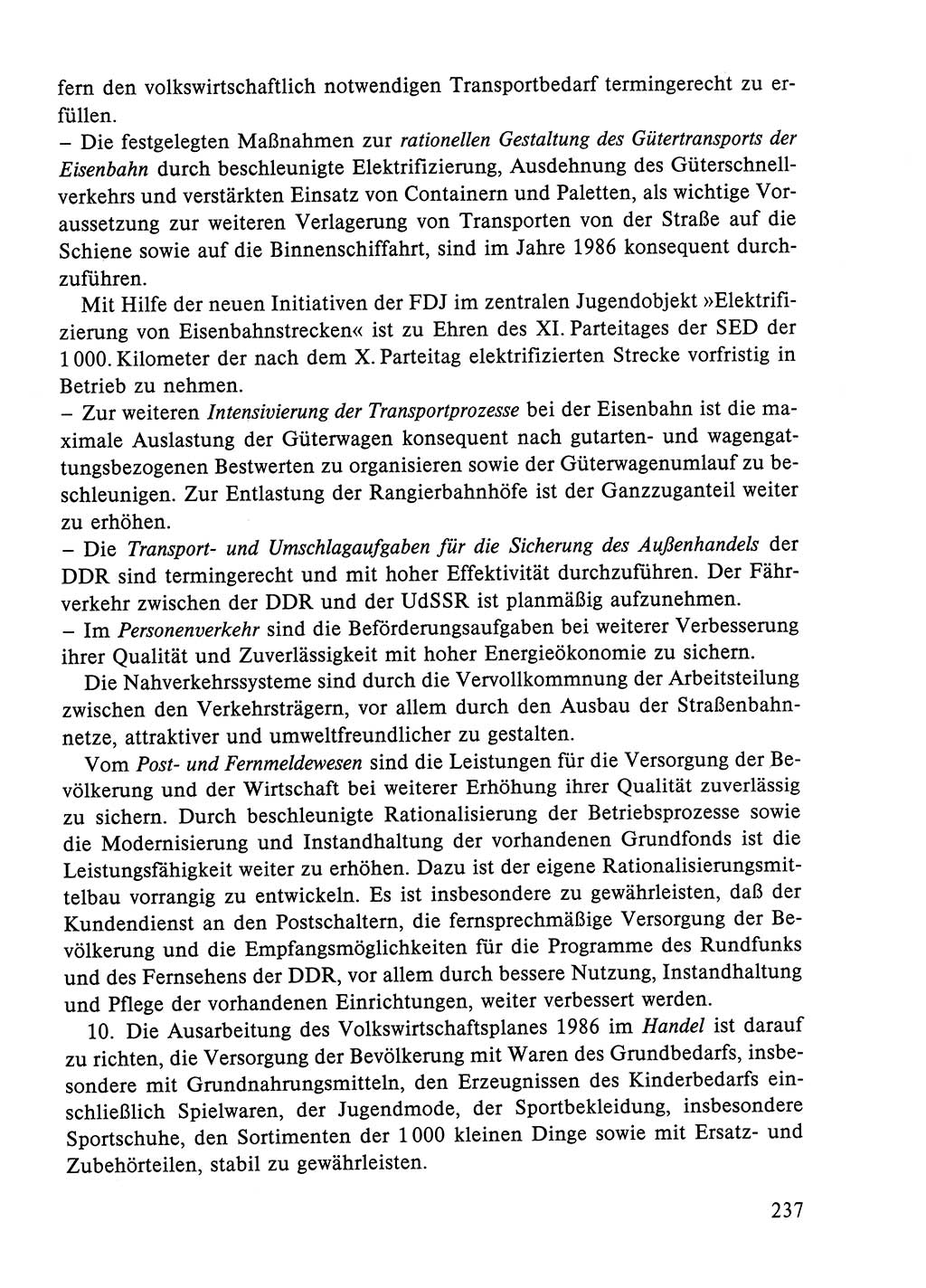Dokumente der Sozialistischen Einheitspartei Deutschlands (SED) [Deutsche Demokratische Republik (DDR)] 1984-1985, Seite 190 (Dok. SED DDR 1984-1985, S. 190)