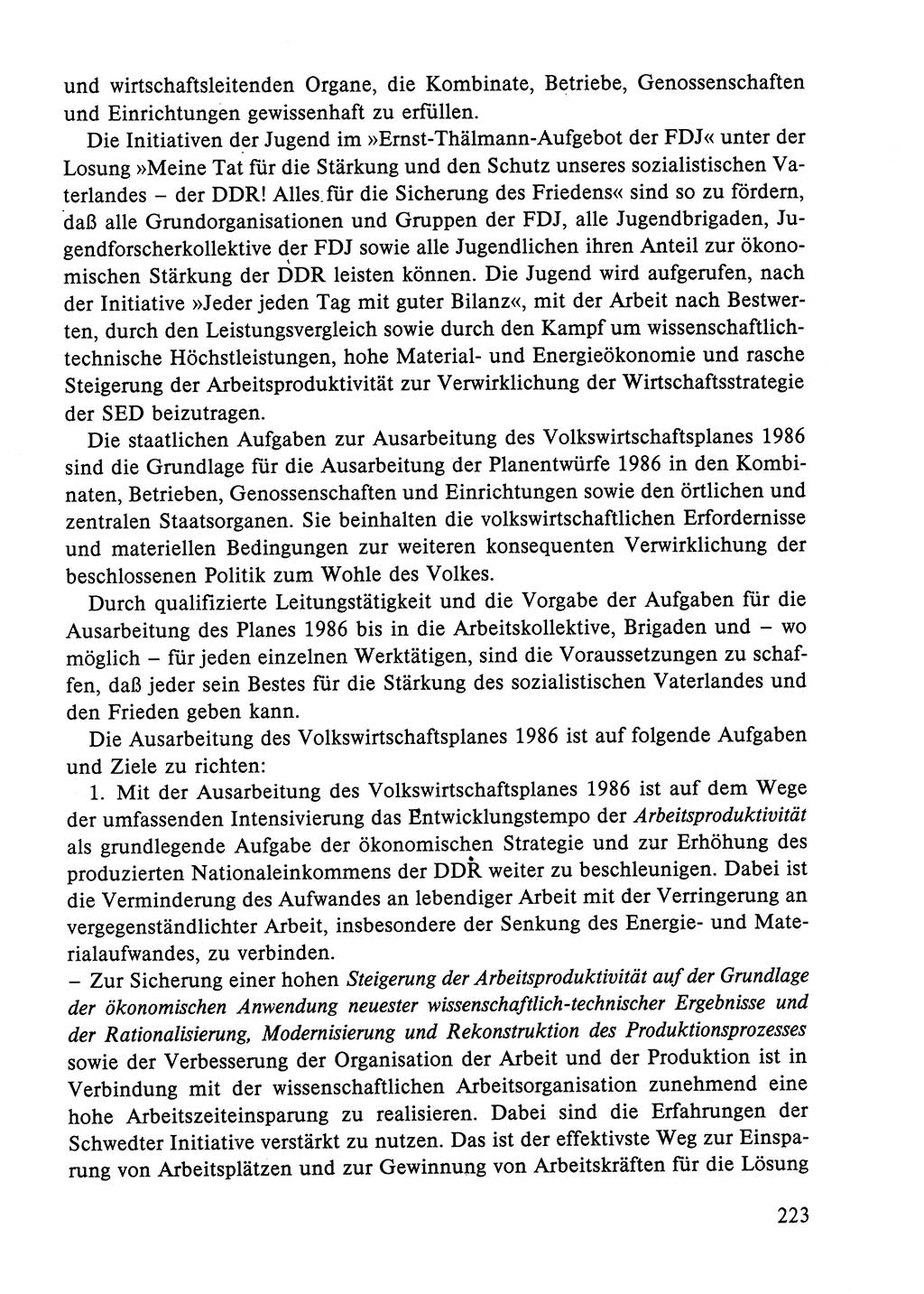 Dokumente der Sozialistischen Einheitspartei Deutschlands (SED) [Deutsche Demokratische Republik (DDR)] 1984-1985, Seite 204 (Dok. SED DDR 1984-1985, S. 204)