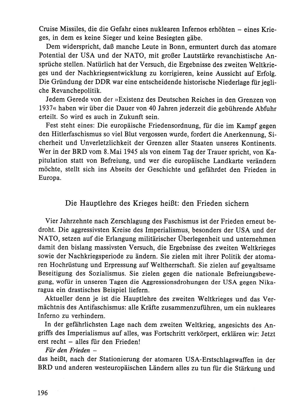 Dokumente der Sozialistischen Einheitspartei Deutschlands (SED) [Deutsche Demokratische Republik (DDR)] 1984-1985, Seite 231 (Dok. SED DDR 1984-1985, S. 231)