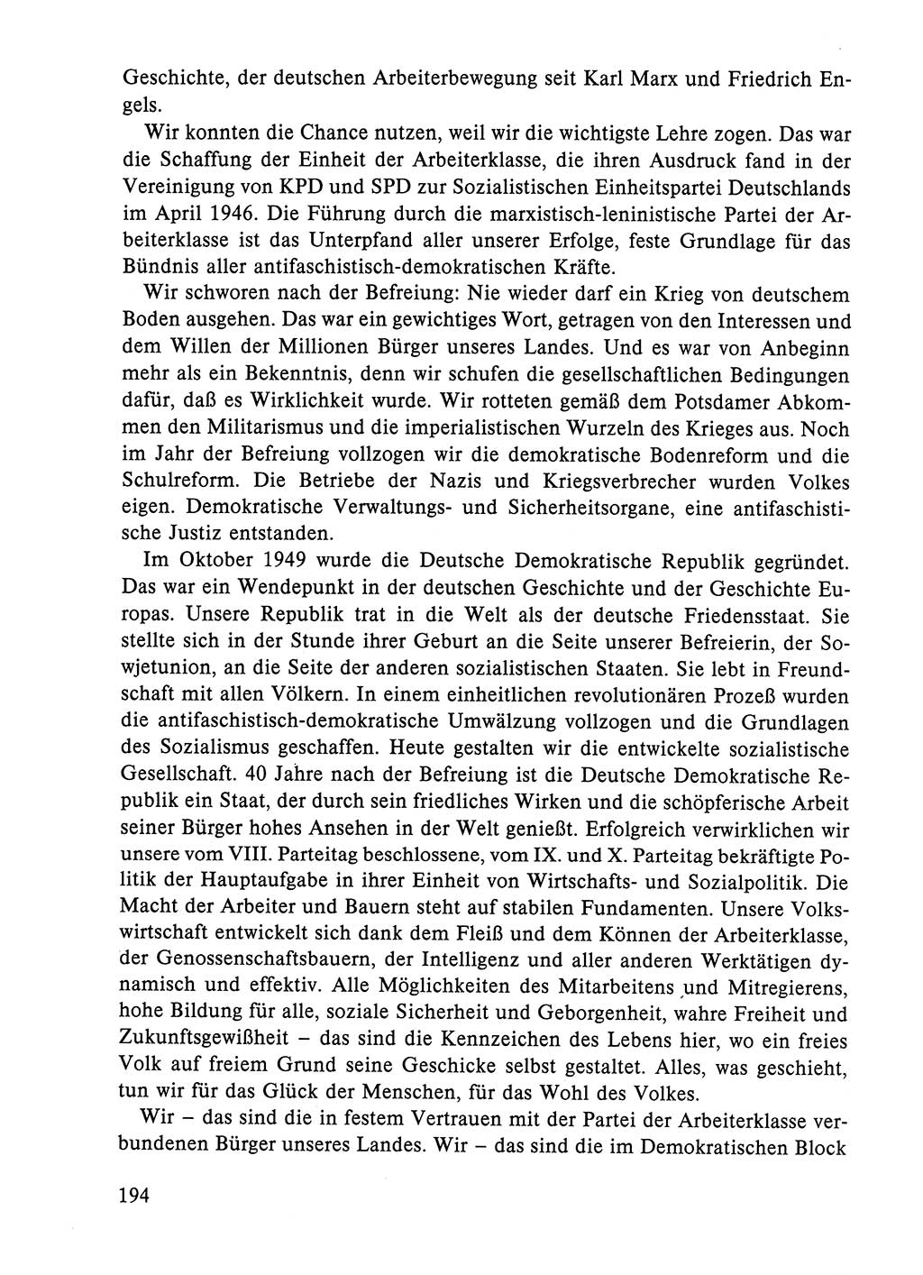 Dokumente der Sozialistischen Einheitspartei Deutschlands (SED) [Deutsche Demokratische Republik (DDR)] 1984-1985, Seite 233 (Dok. SED DDR 1984-1985, S. 233)