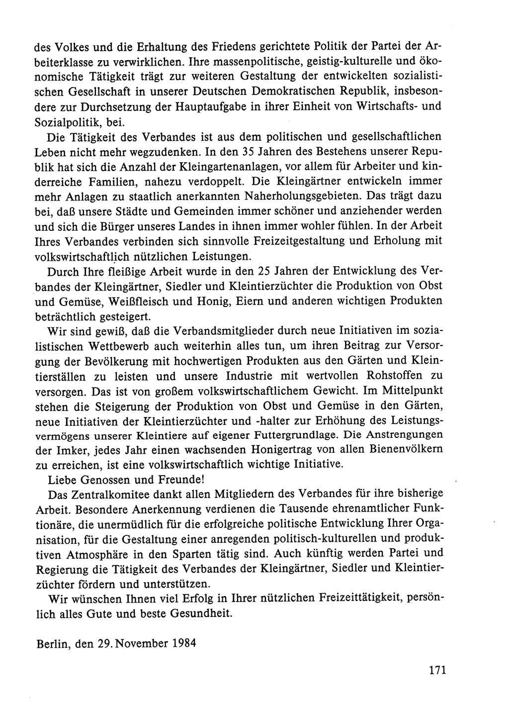 Dokumente der Sozialistischen Einheitspartei Deutschlands (SED) [Deutsche Demokratische Republik (DDR)] 1984-1985, Seite 256 (Dok. SED DDR 1984-1985, S. 256)