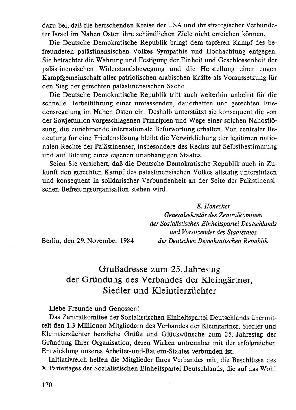 Dokumente der Sozialistischen Einheitspartei Deutschlands (SED) [Deutsche Demokratische Republik (DDR)] 1984-1985, Seite 257 (Dok. SED DDR 1984-1985, S. 257)