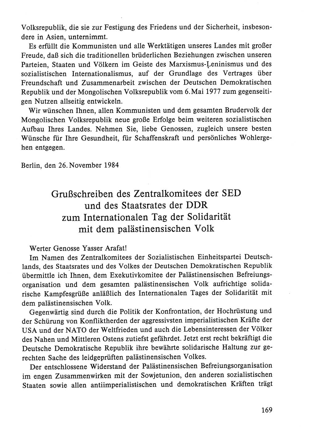 Dokumente der Sozialistischen Einheitspartei Deutschlands (SED) [Deutsche Demokratische Republik (DDR)] 1984-1985, Seite 258 (Dok. SED DDR 1984-1985, S. 258)