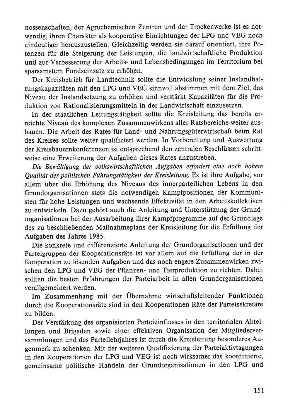 Dokumente der Sozialistischen Einheitspartei Deutschlands (SED) [Deutsche Demokratische Republik (DDR)] 1984-1985, Seite 276 (Dok. SED DDR 1984-1985, S. 276)