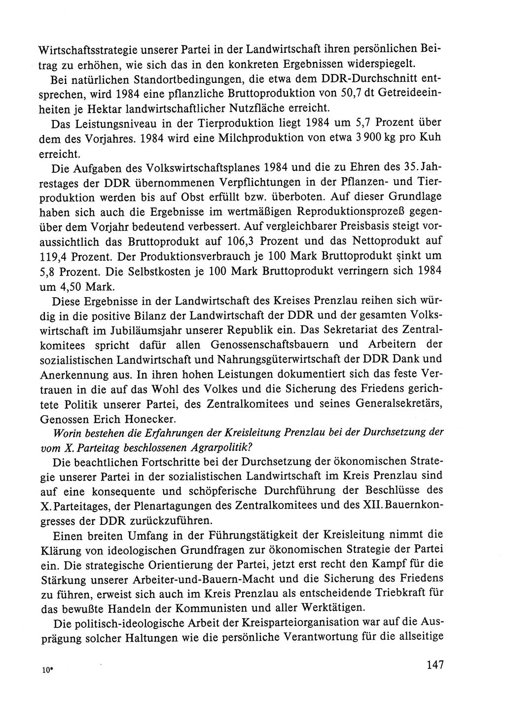 Dokumente der Sozialistischen Einheitspartei Deutschlands (SED) [Deutsche Demokratische Republik (DDR)] 1984-1985, Seite 280 (Dok. SED DDR 1984-1985, S. 280)